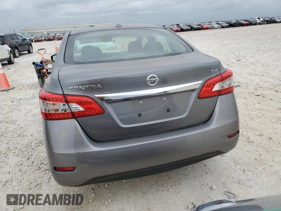 2015 Nissan Sentra SV with VIN 3N1AB7AP0FY344643, listed as a Copart auction lot 54817195 with 74,952 mi miles and Salvage Title. Bid and sale history available at DreamBid. Image 6.