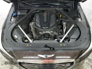 2017 Genesis G90 3.3T Premium with VIN KMHG34JA4HU023124, listed as a Copart auction lot 44866495 with 76,891 mi miles and Salvage Title. Bid and sale history available at carsss.com. Image 13.