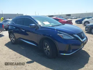 2019 Nissan Murano S with VIN 5N1AZ2MJ4KN163132, listed as a IAAI auction lot 41985250 with 57,511 mi miles and . Bid and sale history available at carsss.com. Image 1.