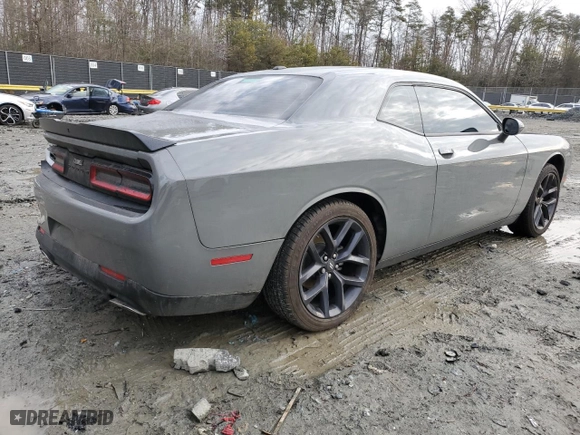 2023 Dodge Challenger SXT with VIN 2C3CDZAG2PH684612, listed as a Copart auction lot 42957445 with 9,046 mi miles and Salvage Title. Bid and sale history available at carsss.com. Image 3.