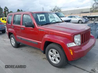 2012 Jeep Liberty Sport with VIN 1C4PJMAKXCW218547, listed as a IAAI auction lot 41927894 with 112,785 mi miles and . Bid and sale history available at carsss.com. Image 1.