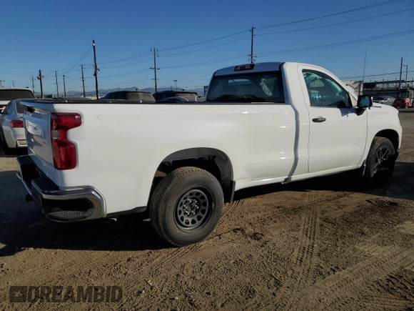 2023 Chevrolet Silverado 1500 Work Truck with VIN 3GCNAAEDXPG198788, listed as a Copart auction lot 81760444 with 23,608 mi miles and Salvage Title. Bid and sale history available at DreamBid. Image 3.