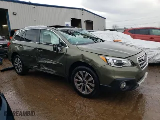 2017 Subaru Outback Touring with VIN 4S4BSETC9H3332319, listed as a Copart auction lot 46650955 with 114,845 mi miles and Salvage Title. Bid and sale history available at carsss.com. Image 4.