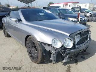 2008 Bentley Continental GT with VIN SCBDR33W48C054827, listed as a IAAI auction lot 42047657 with 93,087 mi miles. Bid and sale history available at carsss.com. Image 1.
