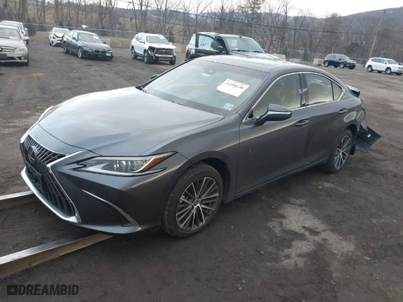2024 Lexus ES with VIN 58ADZ1B10RU178990, listed as a IAAI auction lot 41258238 with 7073 miles. Bid and sale history available at carsss.com. Image 2.