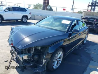 2022 Audi A5 Sportback Premium with VIN WAUABCF58NA006596, listed as a IAAI auction lot 41671152 with 89,697 mi miles. Bid and sale history available at carsss.com. Image 2.