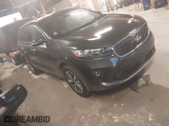2019 Kia Sorento EX Sport V6 with VIN 5XYPH4A54KG493932, listed as a IAAI auction lot 41923939 with 119,427 mi miles. Bid and sale history available at carsss.com. Image 1.