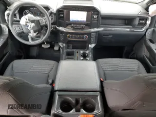2023 Ford F-150 XL with VIN 1FTEW1CP4PKF86851, listed as a Copart auction lot 50611185 with 15,773 mi miles and Salvage Title. Bid and sale history available at DreamBid. Image 8.
