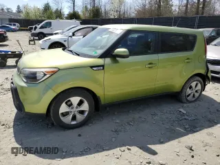 2015 Kia Soul with VIN KNDJN2A24F7751989, listed as a Copart auction lot 51220995 with 74,237 mi miles and Salvage Title. Bid and sale history available at carsss.com. Image 1.