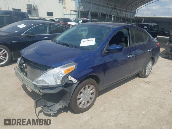 2019 Nissan Versa SV with VIN 3N1CN7AP7KL834794, listed as a IAAI auction lot 42338020 with 146,426 mi miles and . Bid and sale history available at DreamBid. Image 17.