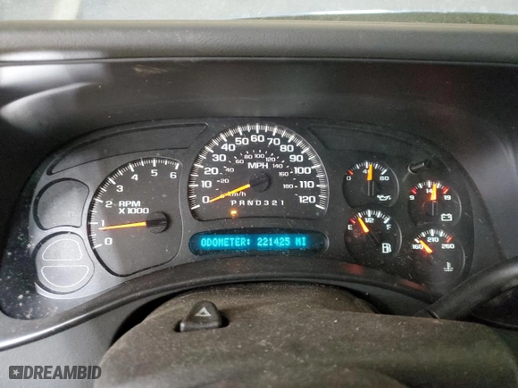 2007 Chevrolet Silverado 1500 Classic LT1 with VIN 1GCEK19Z27Z112103, listed as a Copart auction lot 82869124 with 221,425 mi miles and Salvage Title. Bid and sale history available at carsss.com. Image 9.