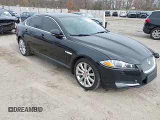 2013 Jaguar XF V6 SC with VIN SAJWJ0EF1D8S81898, listed as a IAAI auction lot 41951634 with 113,697 mi miles. Bid and sale history available at carsss.com. Image 1.
