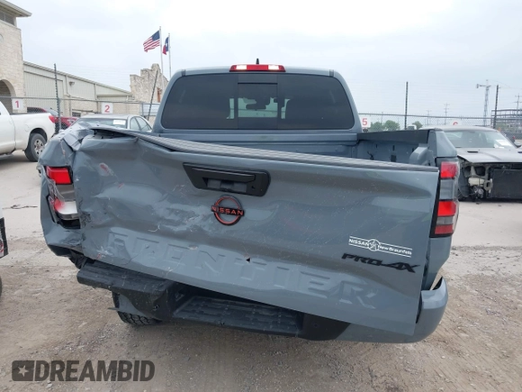 2024 Nissan Frontier SV with VIN 1N6ED1EK2RN630822, listed as a IAAI auction lot 42295643 with 15,548 mi miles and . Bid and sale history available at DreamBid. Image 16.