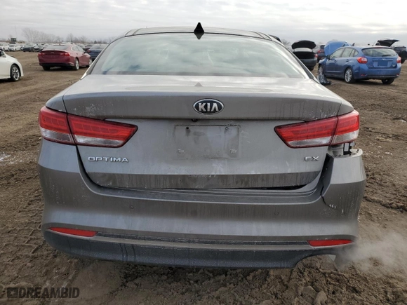 2018 Kia Optima EX with VIN 5XXGU4L33JG223701, listed as a Copart auction lot 44531825 with 84,419 mi miles and Salvage Title. Bid and sale history available at carsss.com. Image 6.