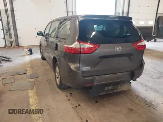 2015 Toyota Sienna L with VIN 5TDZK3DCXFS567507, listed as a IAAI auction lot 41205670 with 104,443 mi miles and . Bid and sale history available at DreamBid. Image 3.