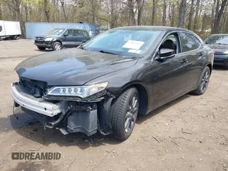 2015 Acura TLX V6 Tech with VIN 19UUB3F55FA010575, listed as a IAAI auction lot 42117562 with 108,564 mi miles. Bid and sale history available at carsss.com. Image 18.