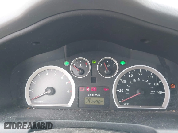2005 Hyundai Santa Fe GLS with VIN KM8SC73E45U878509, listed as a IAAI auction lot 41776048 with 171,478 mi miles. Bid and sale history available at carsss.com. Image 7.