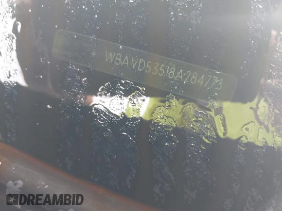 2008 BMW 3 Series 335xi with VIN WBAVD53518A284773, listed as a IAAI auction lot 39953178 with Not provided miles and . Bid and sale history available at DreamBid. Image 11.