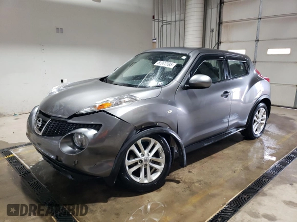 2014 Nissan Juke S with VIN JN8AF5MV4ET482519, listed as a Copart auction lot 52972395 with 54,412 mi miles and Salvage Title. Bid and sale history available at carsss.com. Image 1.
