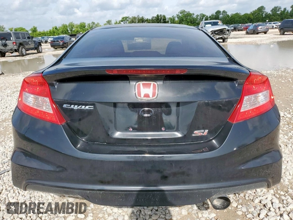 2012 Honda Civic Si with VIN 2HGFG4A5XCH708989, listed as a Copart auction lot 60487425 with Not provided miles and Salvage title. Bid and sale history available at DreamBid. Image 6.