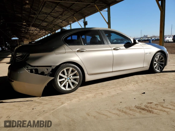 2015 BMW 5 Series 535i with VIN WBA5B1C50FG126420, listed as a Copart auction lot 47316025 with 132,004 mi miles and Salvage Title. Bid and sale history available at carsss.com. Image 3.