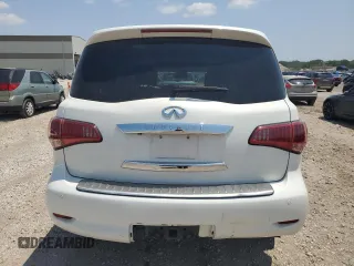2012 Infiniti QX56 7-passenger with VIN JN8AZ2NE4C9019603, listed as a Copart auction lot 62738594 with 224,183 mi miles and Salvage Title. Bid and sale history available at carsss.com. Image 6.