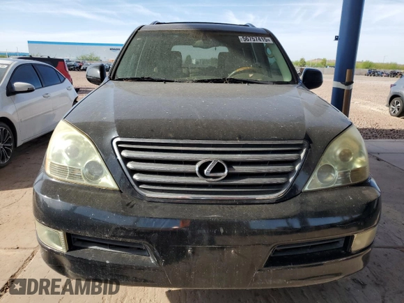 2005 Lexus GX 470 with VIN JTJBT20X450071179, listed as a Copart auction lot 56757415 with 194,709 mi miles and Clean Title. Bid and sale history available at DreamBid. Image 5.