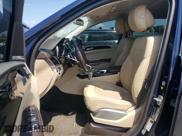 2017 Mercedes-Benz GLS 550 with VIN 4JGDF7DE4HA906037, listed as a Copart auction lot 58601465 with 72,064 mi miles and Salvage title. Bid and sale history available at DreamBid. Image 7.