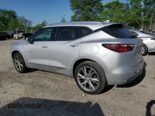 2020 Chevrolet Blazer Premier with VIN 3GNKBFRS0LS716394, listed as a Copart auction lot 57030775 with 54,665 mi miles and Salvage title. Bid and sale history available at DreamBid. Image 2.