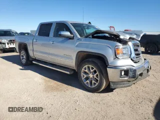 2015 GMC Sierra 1500 SLT with VIN 3GTU2VEC5FG246591, listed as a Copart auction lot 82916374 with 93,624 mi miles and Salvage Title. Bid and sale history available at DreamBid. Image 4.
