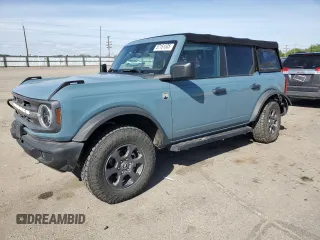 2021 Ford Bronco with VIN 1FMDE5BH4MLA84116, listed as a Copart auction lot 57151535 with 22,300 mi miles and Salvage title. Bid and sale history available at DreamBid. Image 1.
