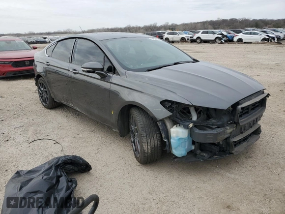2017 Ford Fusion Sport with VIN 3FA6P0VP8HR264290, listed as a Copart auction lot 49733185 with 158,142 mi miles and Salvage Title. Bid and sale history available at carsss.com. Image 4.