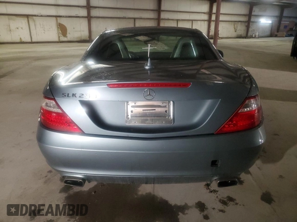 2012 Mercedes-Benz SLK 250 with VIN WDDPK4HA7CF040175, listed as a Copart auction lot 57116865 with 75,060 mi miles and Salvage title. Bid and sale history available at DreamBid. Image 6.