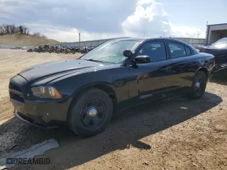 2014 Dodge Charger Police with VIN 2C3CDXAGXEH213891, listed as a Copart auction lot 54361395 with 156,063 mi miles and Non Repairable. Bid and sale history available at carsss.com. Image 1.