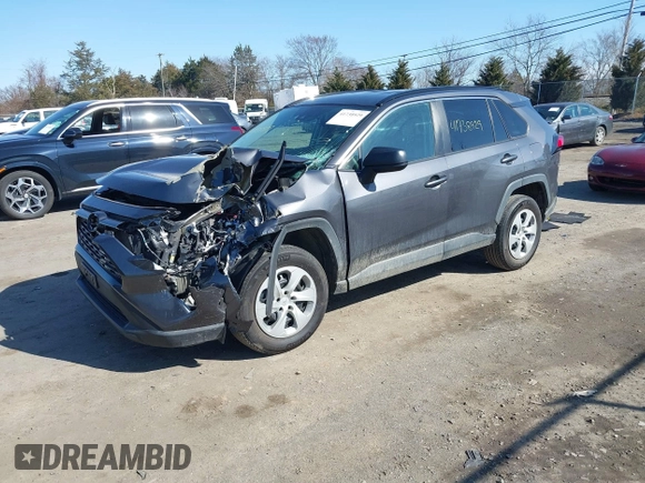2020 Toyota RAV4 LE with VIN 2T3H1RFV8LW103724, listed as a IAAI auction lot 41738929 with 1 mi miles. Bid and sale history available at carsss.com. Image 2.