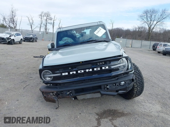 2023 Ford Bronco with VIN 1FMDE5BH1PLB96263, listed as a IAAI auction lot 41689199 with 27,761 mi miles. Bid and sale history available at carsss.com. Image 12.