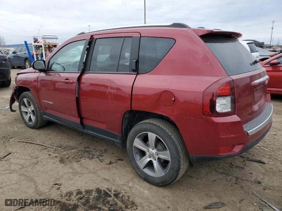 2017 Jeep Compass High Altitude with VIN 1C4NJCEB3HD189455, listed as a Copart auction lot 87805315 with 78,683 mi miles and Clean Title. Bid and sale history available at carsss.com. Image 2.