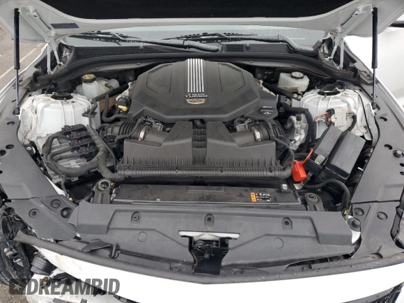2021 Cadillac CT5 V-Series with VIN 1G6DV5RW6M0144314, listed as a Copart auction lot 45296315 with 35,030 mi miles and Salvage title. Bid and sale history available at DreamBid. Image 13.