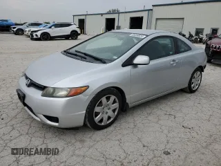 2006 Honda Civic Cpe LX with VIN 2HGFG12646H535321, listed as a Copart auction lot 68006924 with 119,076 mi miles and Salvage Title. Bid and sale history available at carsss.com. Image 1.