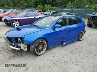 2008 Subaru Impreza Wagon (Natl) WRX w/Premium Pkg with VIN JF1GH75678G812126, listed as a Copart auction lot 70498684 with 153,534 mi miles and Salvage Title. Bid and sale history available at carsss.com. Image 1.