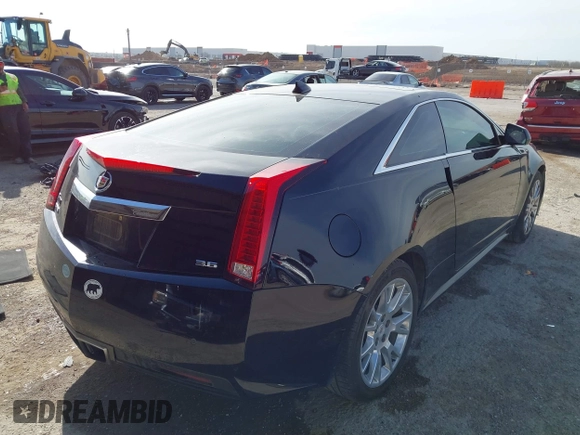 2013 Cadillac CTS Coupe Premium with VIN 1G6DP1E32D0169211, listed as a IAAI auction lot 41818791 with 41,984 mi miles. Bid and sale history available at carsss.com. Image 4.