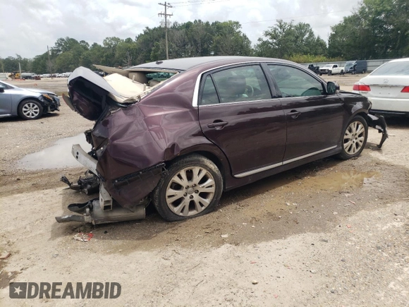 2012 Toyota Avalon with VIN 4T1BK3DB2CU442951, listed as a Copart auction lot 50138925 with 170,744 mi miles and Salvage title. Bid and sale history available at DreamBid. Image 3.