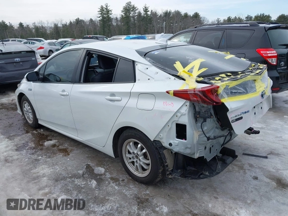 2021 Toyota Prius LE with VIN JTDKAMFP5M3181120, listed as a IAAI auction lot 41623588 with 83,809 mi miles and . Bid and sale history available at DreamBid. Image 3.