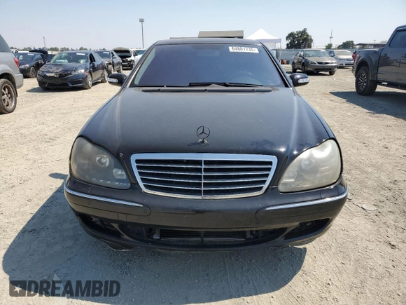 2006 Mercedes-Benz S with VIN WDBNG76J26A466072, listed as a Copart auction lot 64801735 with 83,943 mi miles and Clean title. Bid and sale history available at DreamBid. Image 5.