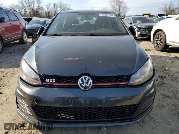 2015 Volkswagen Golf GTI SE with VIN 3VW5T7AUXFM004177, listed as a Copart auction lot 46595235 with 145,977 mi miles and Salvage Title. Bid and sale history available at carsss.com. Image 5.