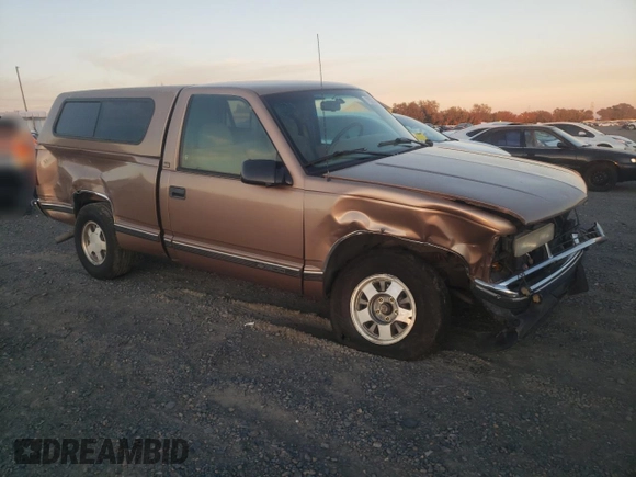 1996 Chevrolet Silverado 1500 with VIN 1GCEC14RXTZ201089, listed as a Copart auction lot 79321404 with 196,822 mi miles and Salvage Title. Bid and sale history available at DreamBid. Image 4.