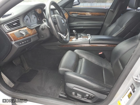 2013 BMW 7 Series 750i with VIN WBAYA8C51DD227716, listed as a Copart auction lot 49795085 with 113,038 mi miles and Clean Title. Bid and sale history available at carsss.com. Image 7.