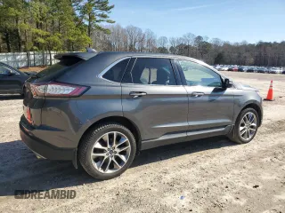 2016 Ford Edge Titanium with VIN 2FMPK4K85GBB16351, listed as a Copart auction lot 49441705 with 179,531 mi miles and Salvage Title. Bid and sale history available at carsss.com. Image 3.