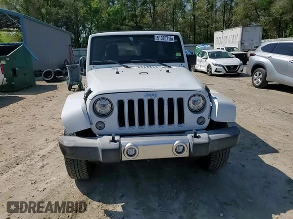 2017 Jeep Wrangler Unlimited Sahara with VIN 1C4BJWEG4HL504429, listed as a Copart auction lot 51370715 with 52,286 mi miles and Salvage Title. Bid and sale history available at carsss.com. Image 11.