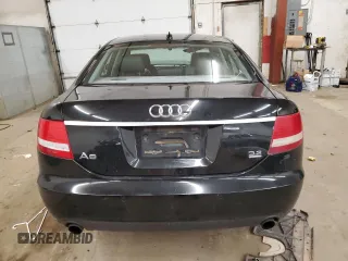 2006 Audi A6 with VIN WAUDG74F26N042697, listed as a Copart auction lot 81826934 with 0 mi miles and Salvage Title. Bid and sale history available at carsss.com. Image 6.